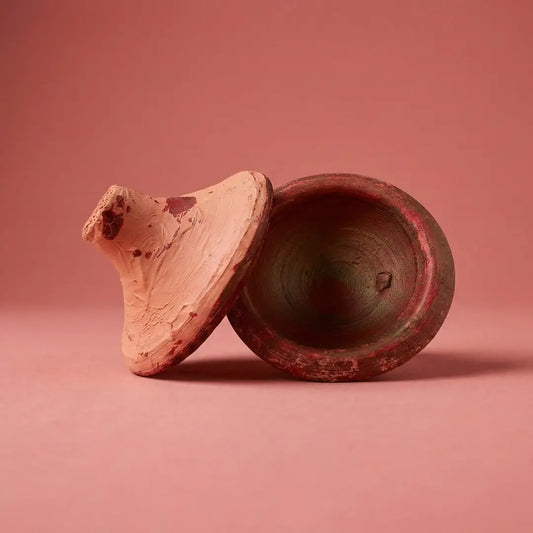 Aker Fassi Moroccan Clay Lip Pot