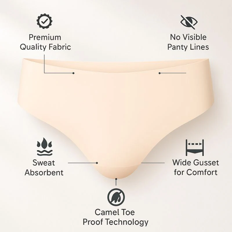 Invisible Seamless Thong